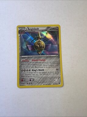 Pokemon Aegislash Holo Trading Card